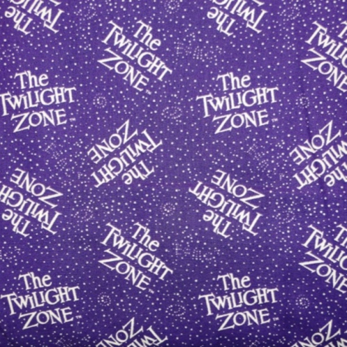 Purple The Twilight Zone Fabric - Glow In the Dark